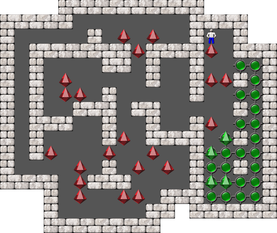 Sokoban Howards Fourth Sets Fourth Set level 10